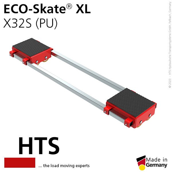 Schwerlast-Transportfahrwerke ECO-Skate® i-XL mit PU-Rollen